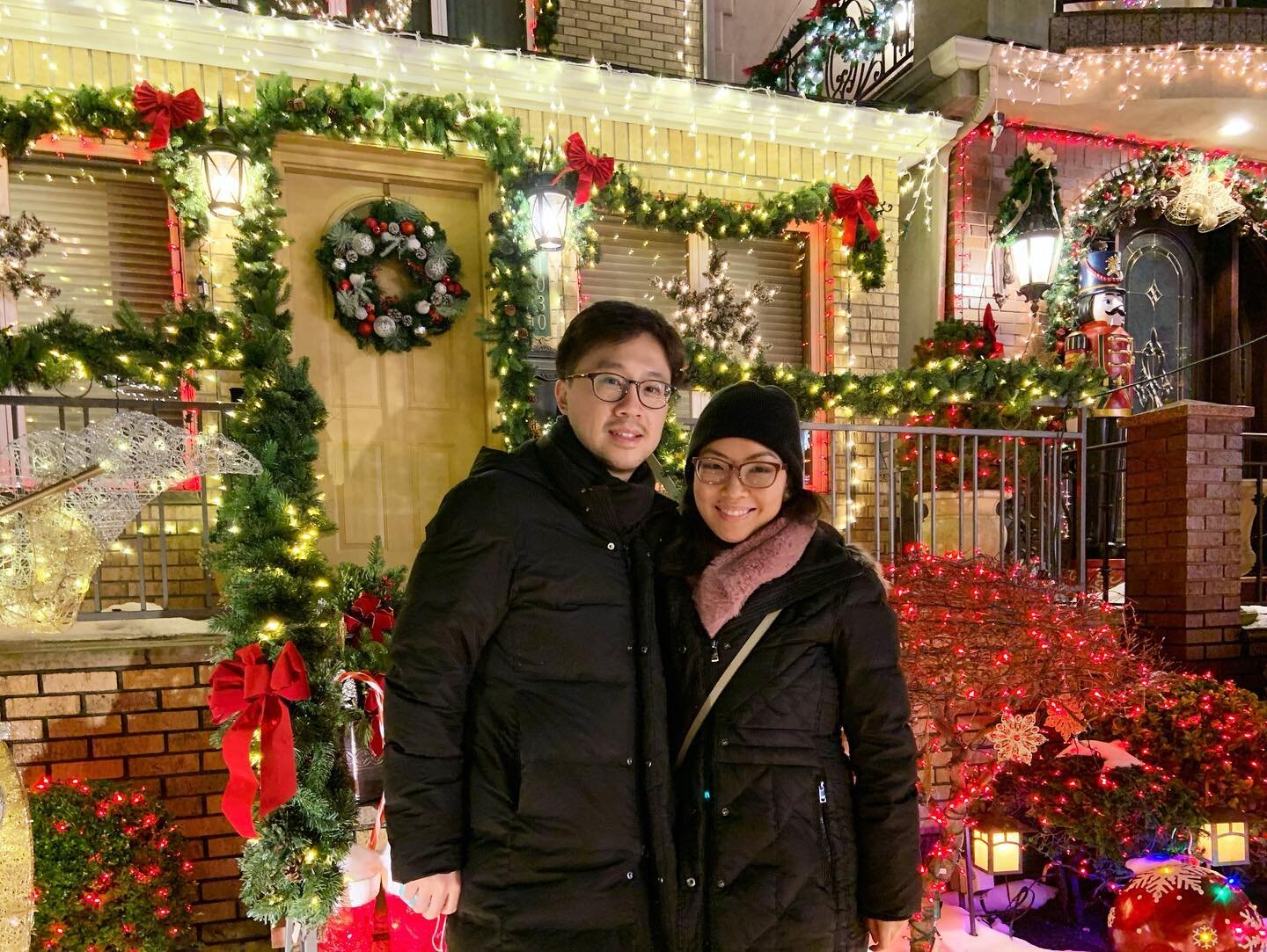 A few days ago, we ventured deep into south Brooklyn to Dyker Heights. The neighborhood, charmingly nicknamed Dyker Lights during this time, is lined with homes decked out in festive Christmas twinkles and decorations.

Fun fact: Dr. Anthony Fauci is