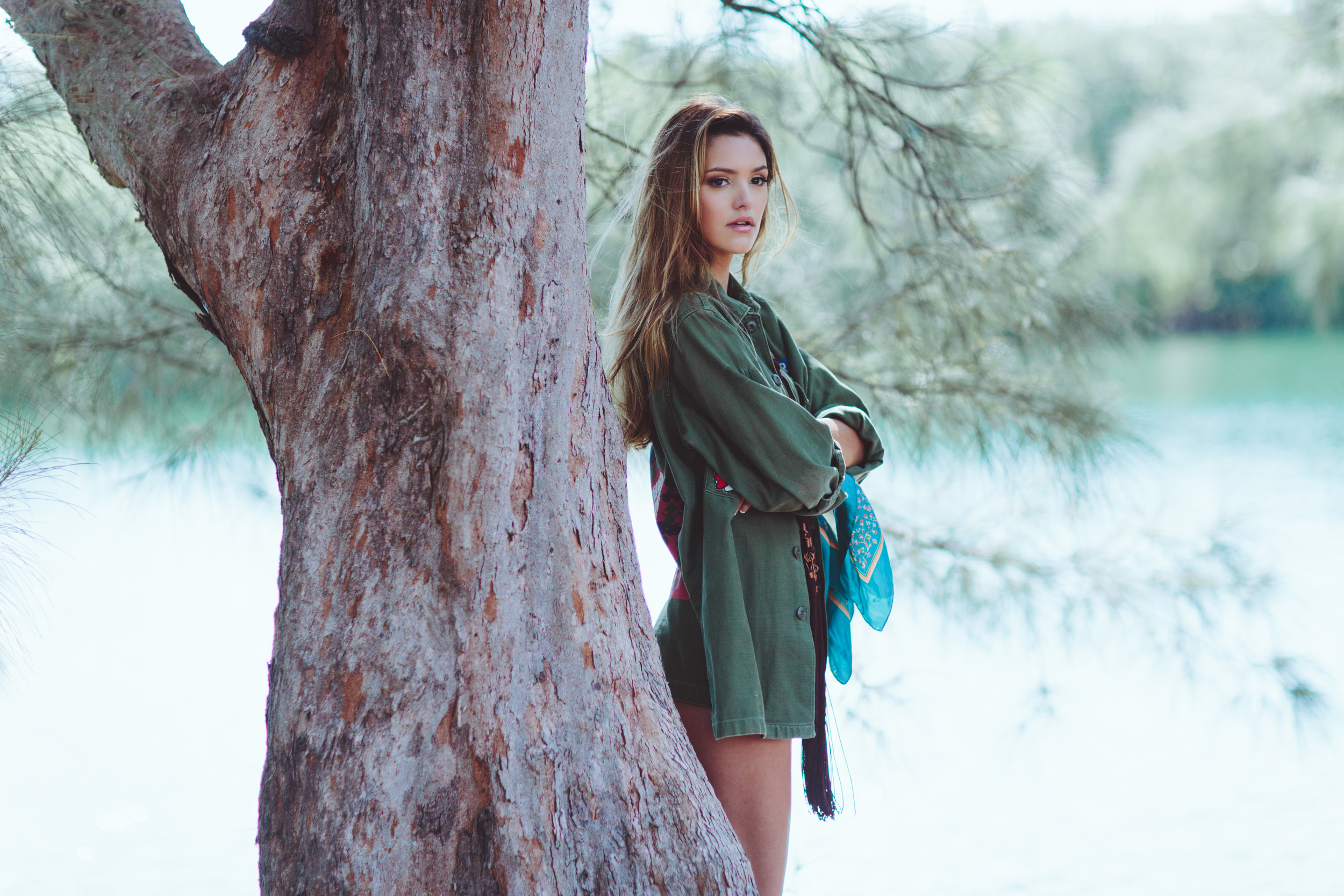 lake shoot in miami florida inspired by urban outfitters and american eagle