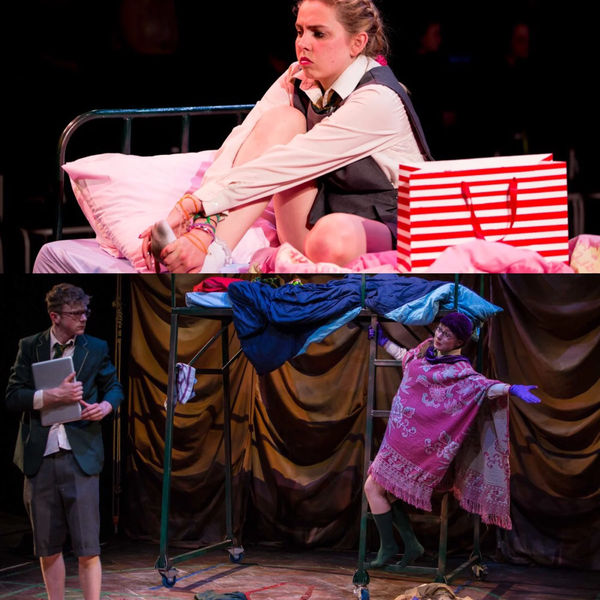  Written by Anya Reiss after Frank Wedekind, directed by Selina Cartmell, set and costume design by Katie Davenport, lighting by Eoin Winning and production photos by Keith Dixon. The Lír 2016. 