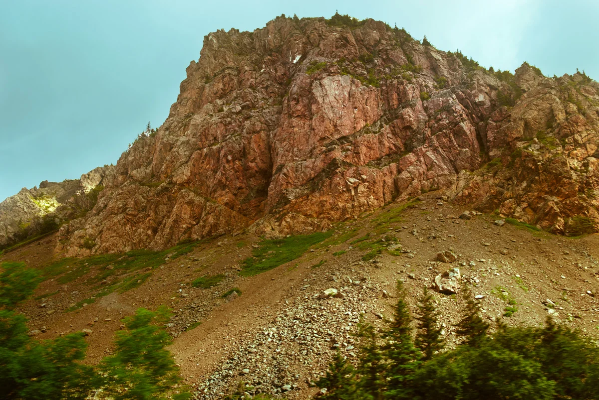 From the road into the Cape Breton Highlands