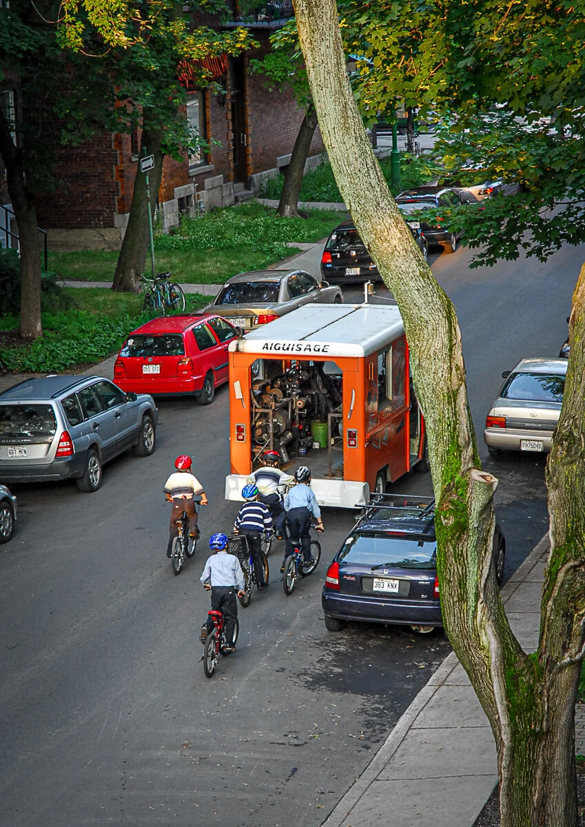 Service d'aiguisage de rue