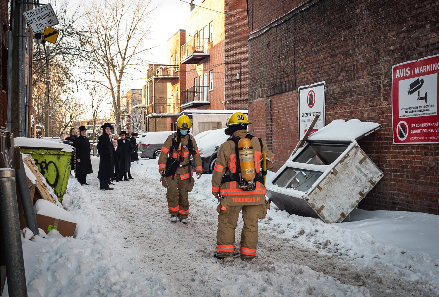 Alerte dans la ruelle