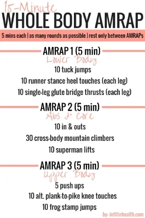 dumbbell amrap workout