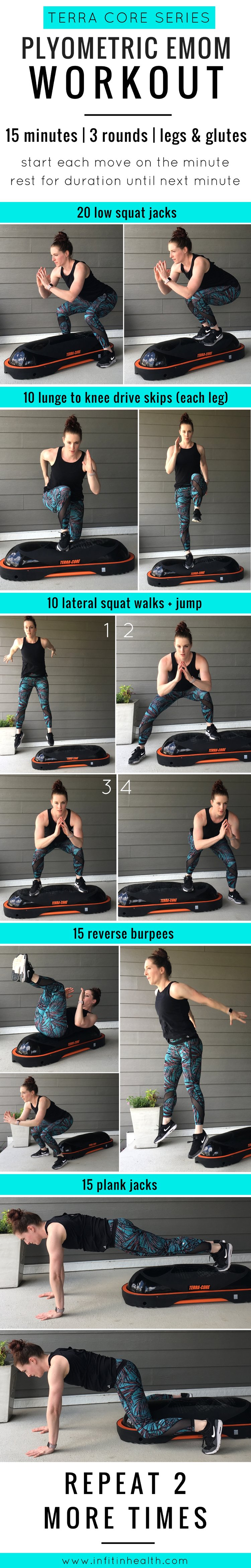 [Terra Core Series] 15-Minute Plyometric EMOM Workout | In Fitness and In Health
