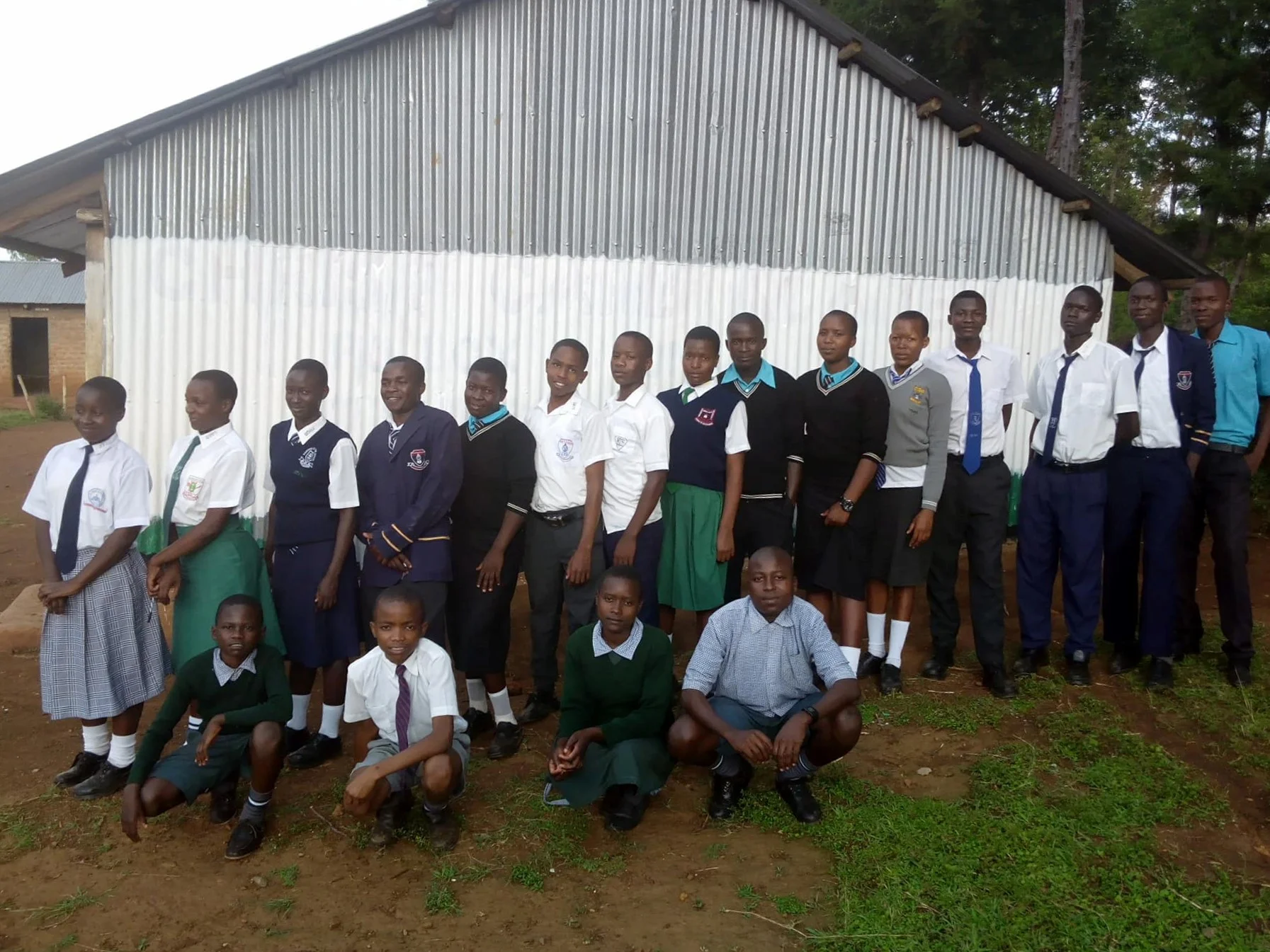 A group photo of our high schoolers