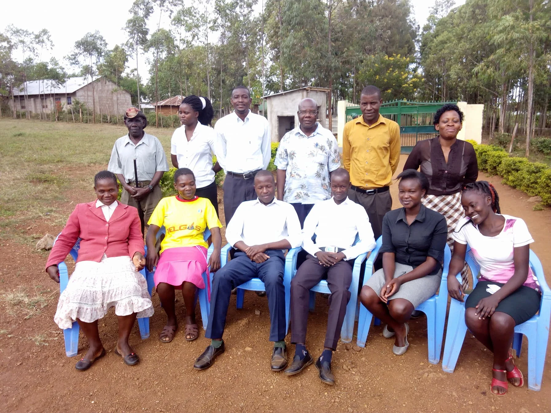 Some of our teachers and faculty (including security) at Christ Care Academy in Migori, Kenya.