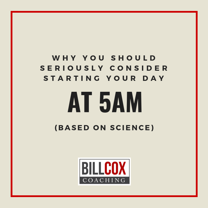 Why (Based On The Science) You Should Seriously Consider Starting Your Day At 5 AM