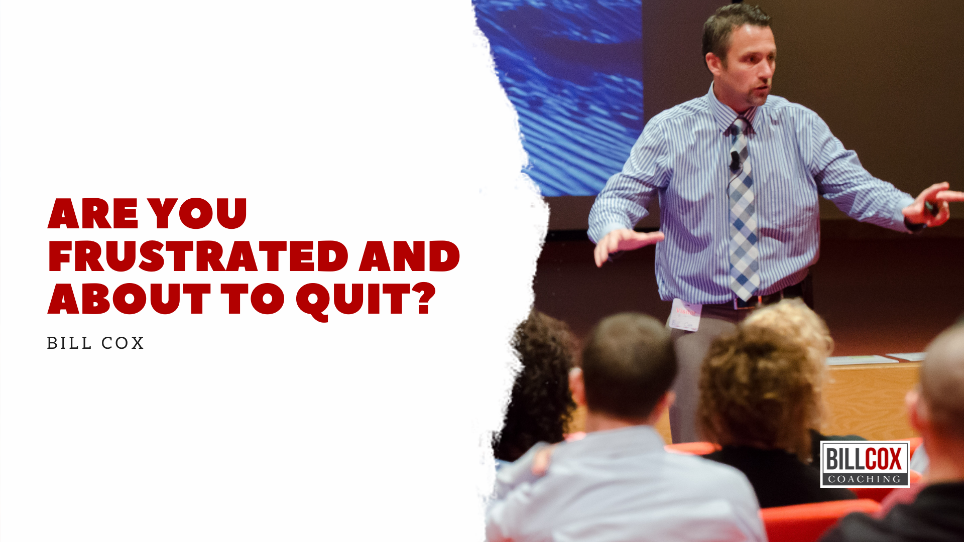 Are you frustrated and about to quit? 😤