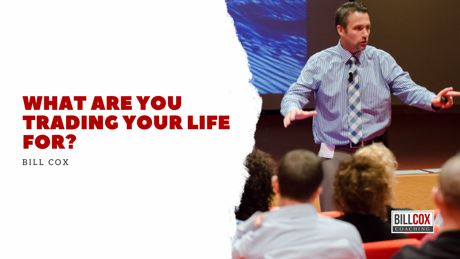 What are you trading your life for? 📆