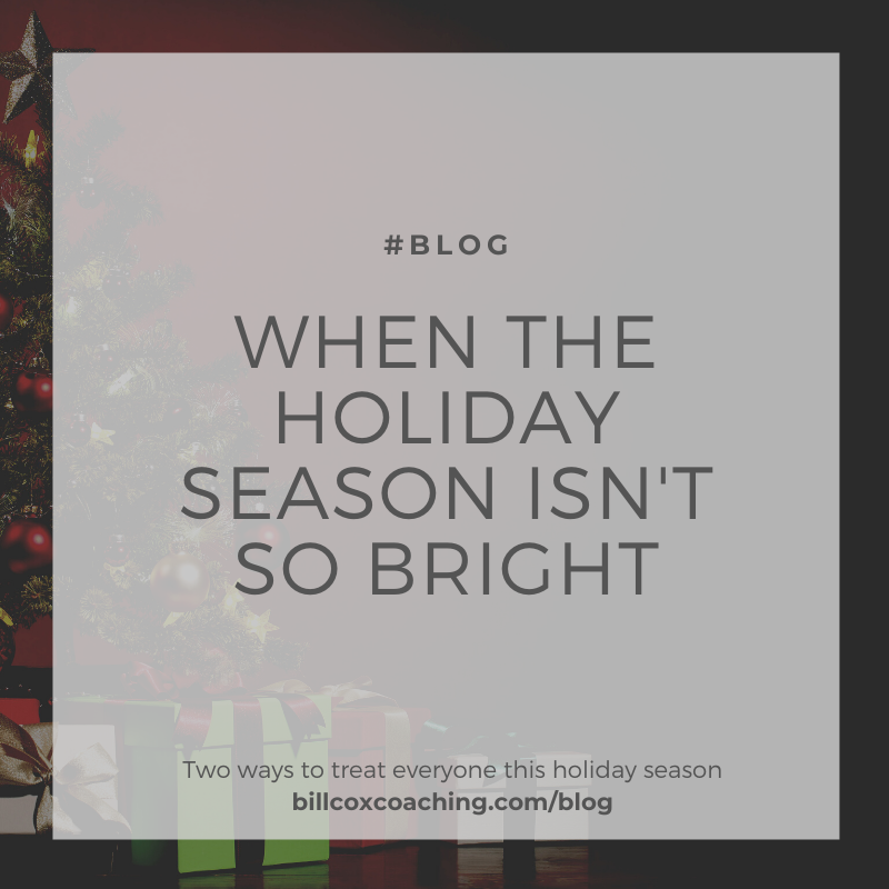 When the holiday season isn't so bright