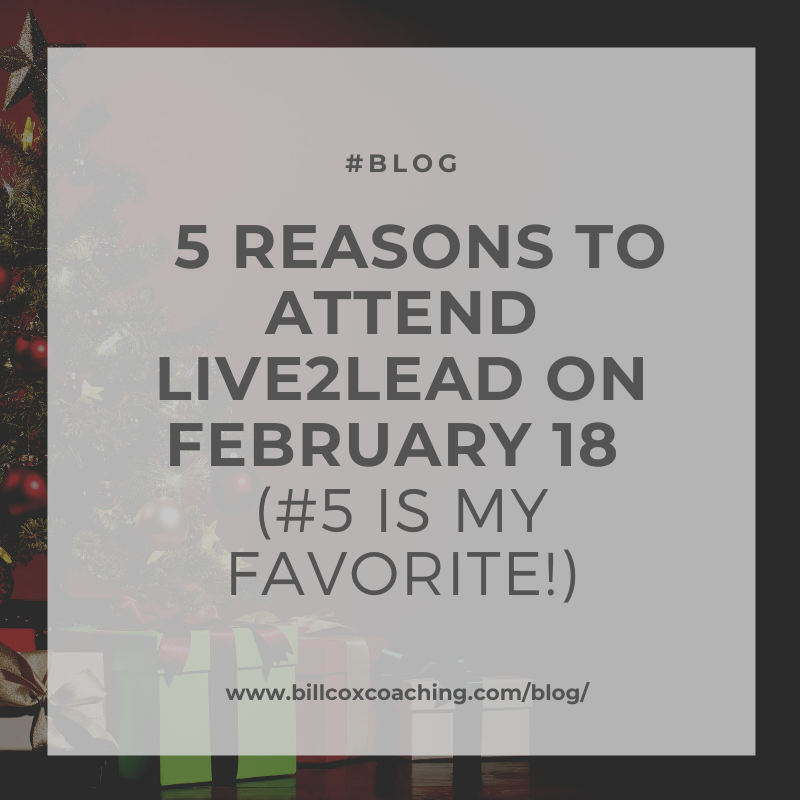  5️⃣ reasons to attend Live2Lead on February 18! (#5 is my favorite!)