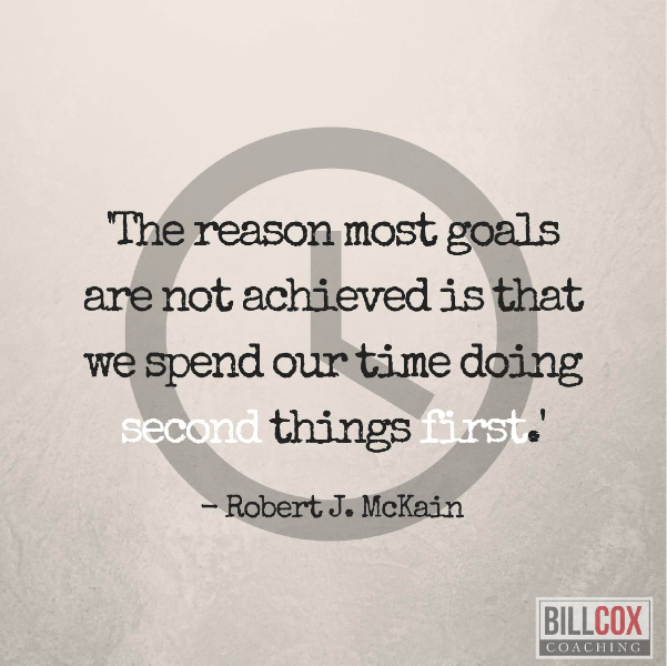 The Danger Of Putting Second Things First