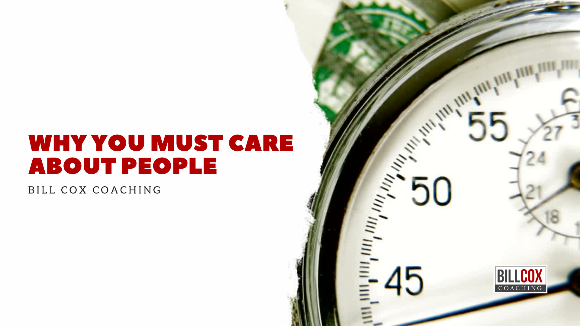 Why You Must Care About People