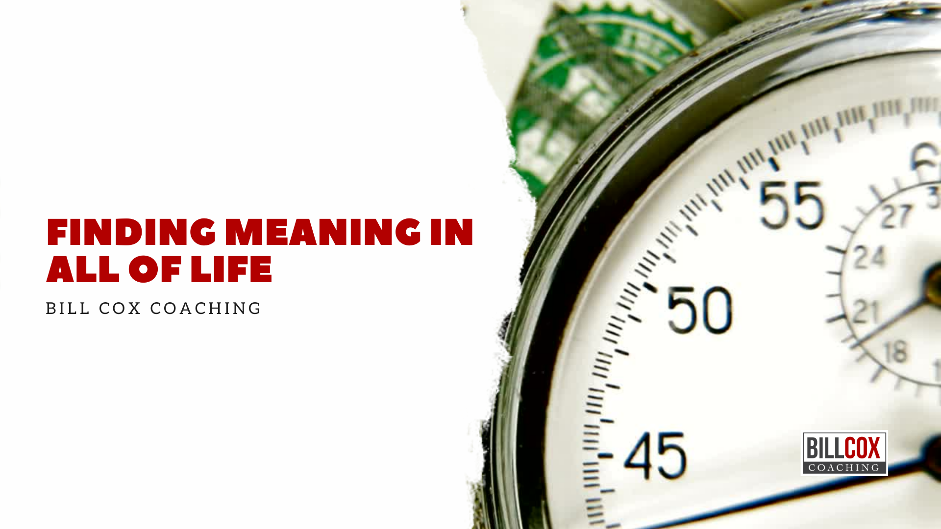 Finding meaning in all of life