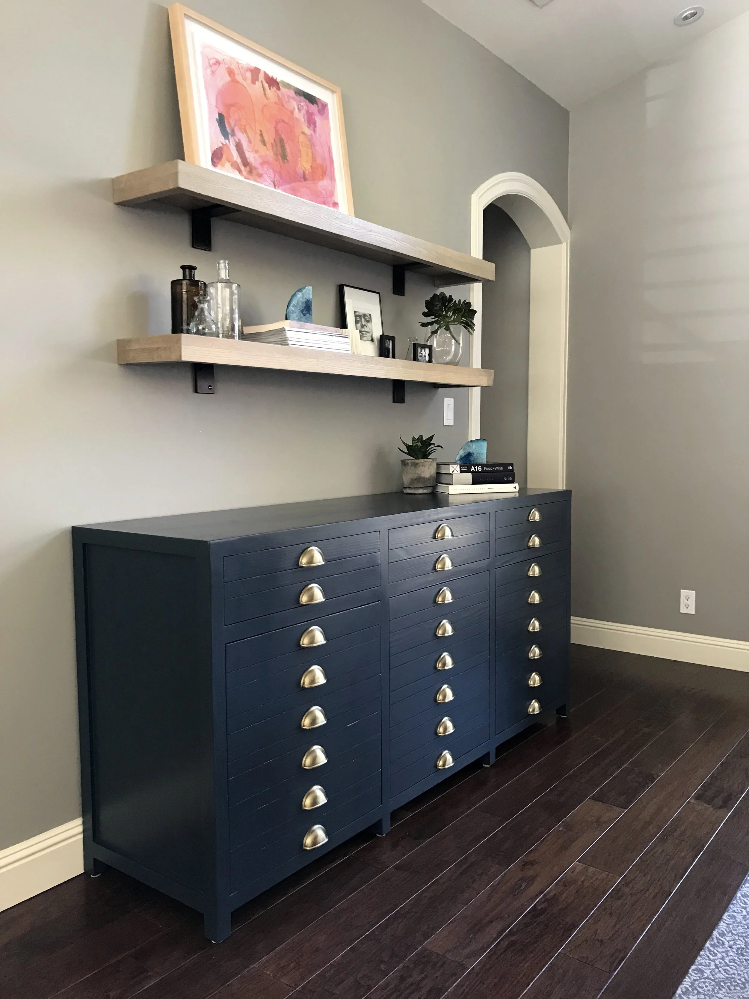 Custom Library Cabinet Buffet.JPG