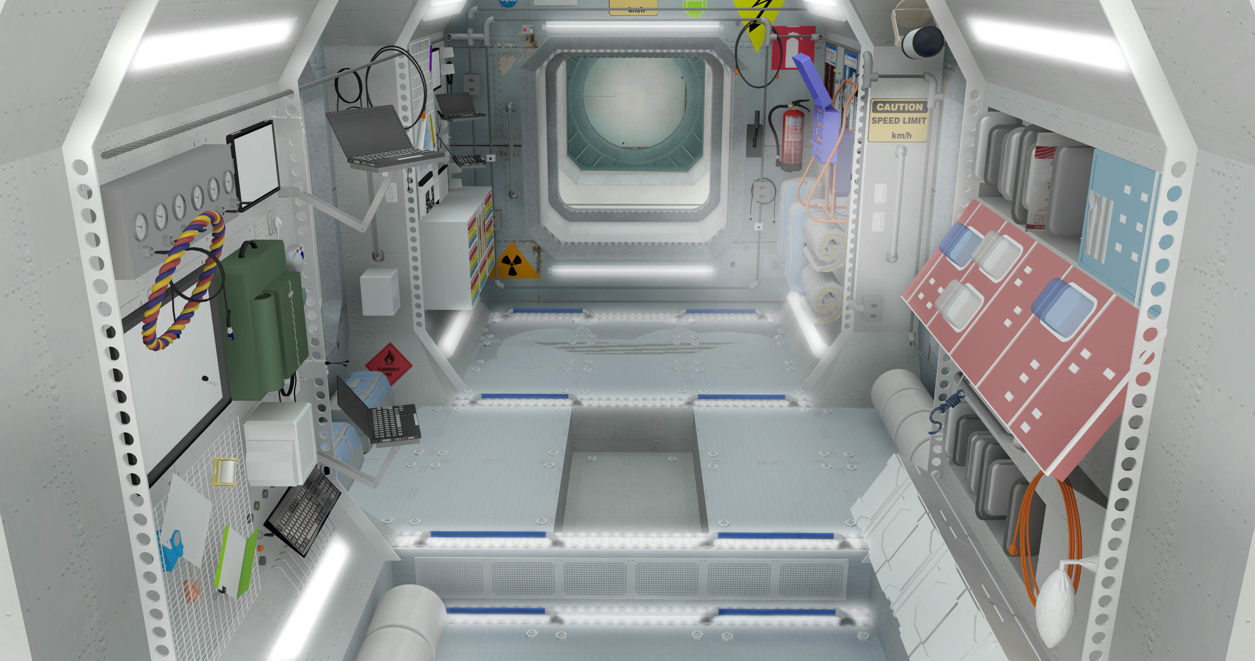  modelo 3d - nave espacial  subway  