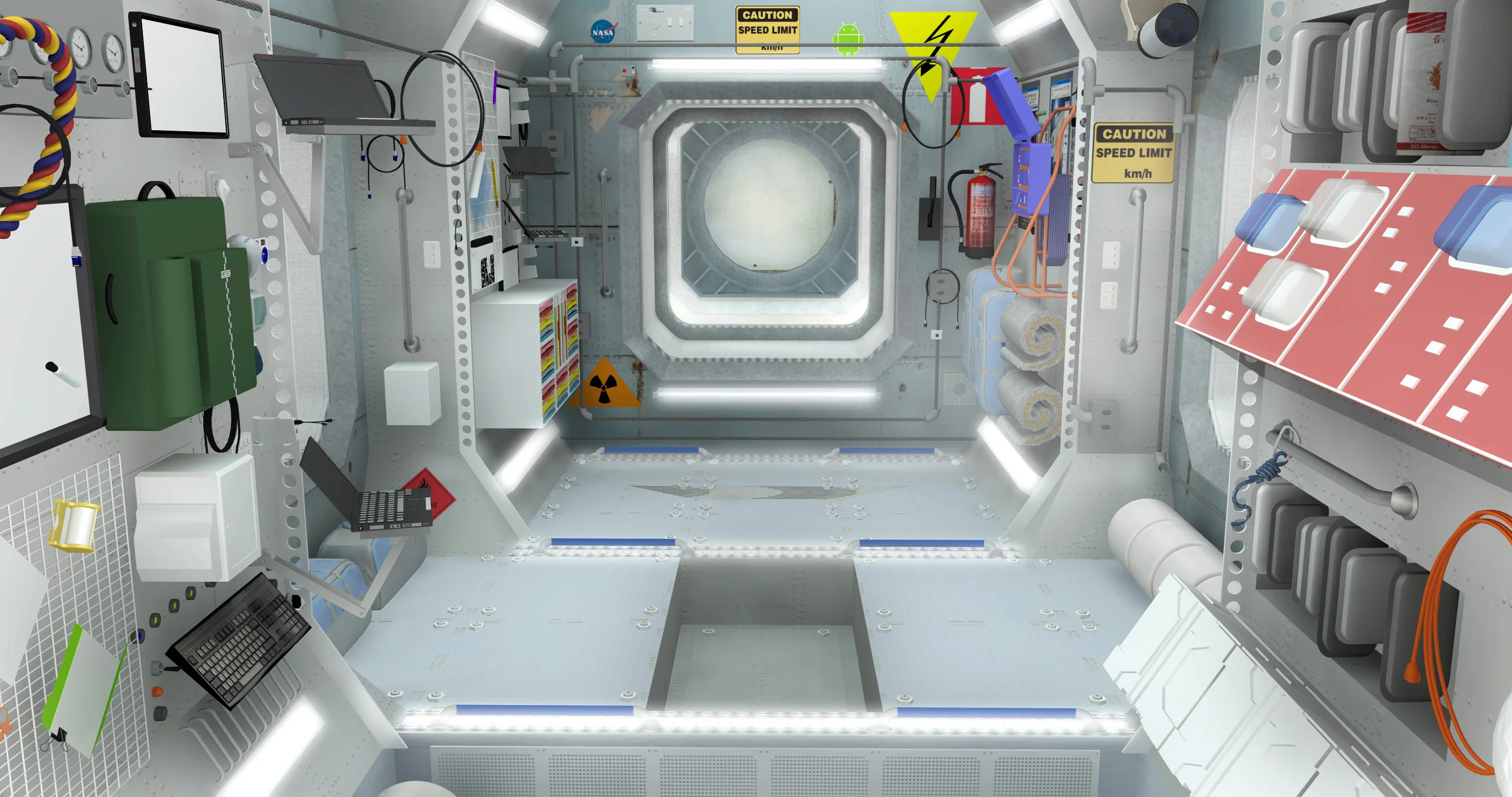  modelo 3d - nave espacial&nbsp; subway  
