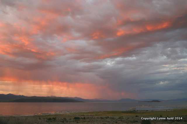 Storm at Sunset, Mono Lake