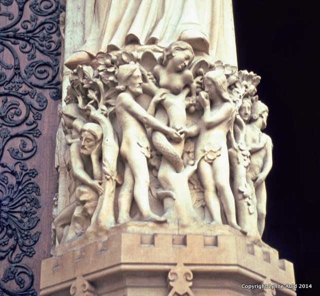 Adam, Eve and the Serpent, Notre Dame