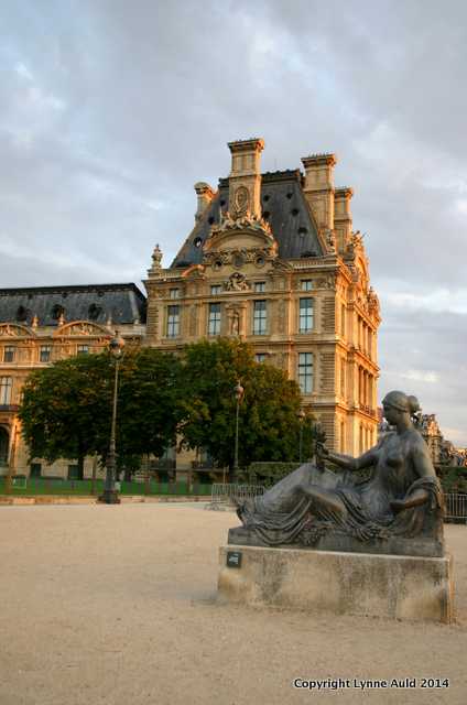 Twilight, the Louvre