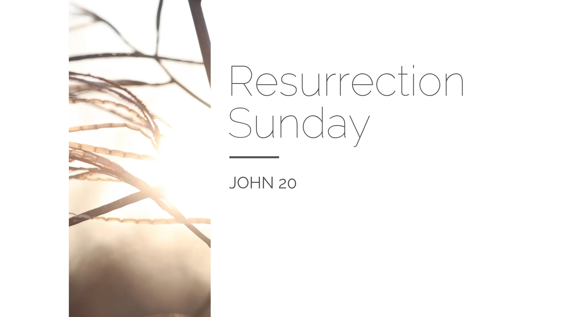 Resurrection Sunday