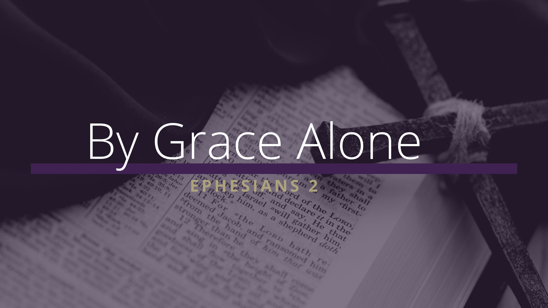 Grace Alone — Restoration Church
