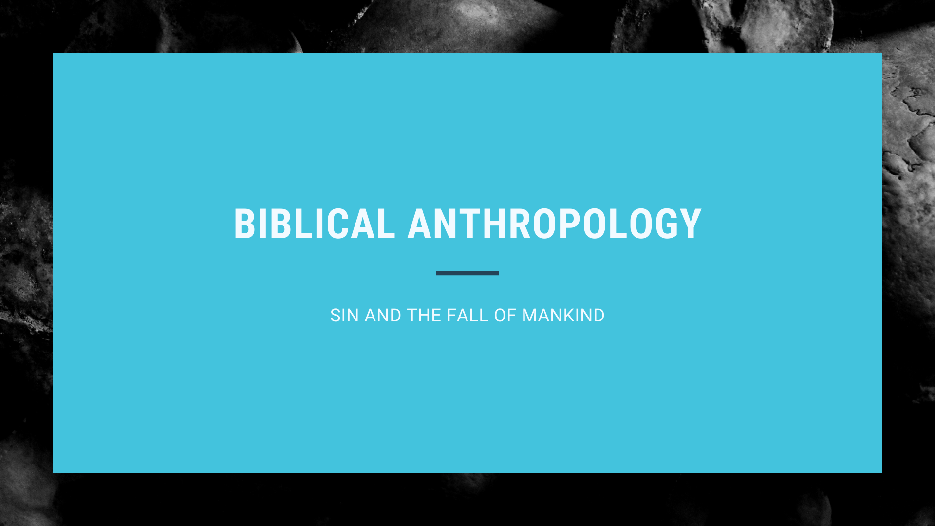 Biblical Anthropology | The Image of God | Sin And The Fall of Mankind