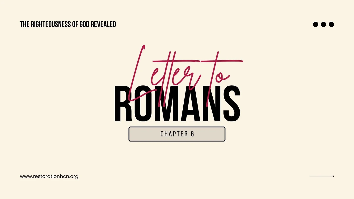Romans 6 | Recon Yourselves Dead to Sin episode artwork