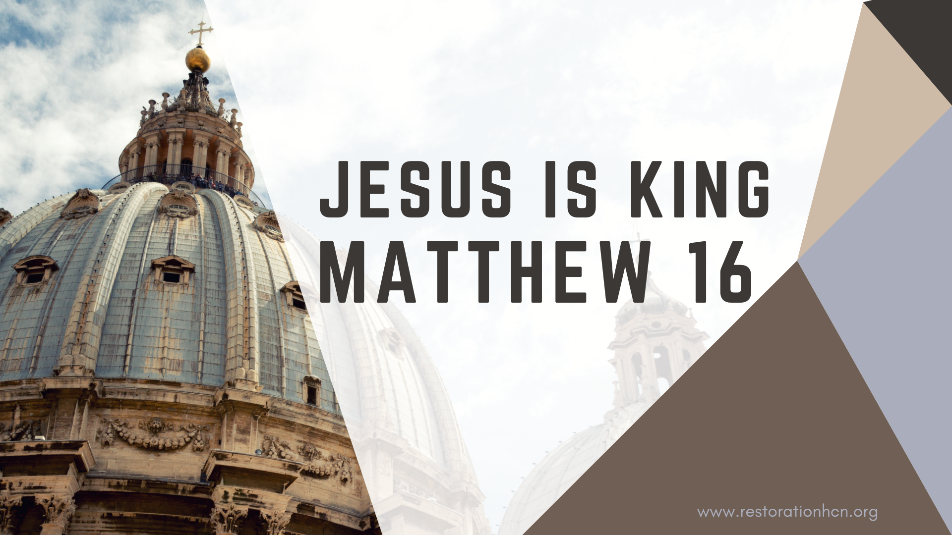 Matthew 16 | Christ is Head of The Church....So The Pope Isn't