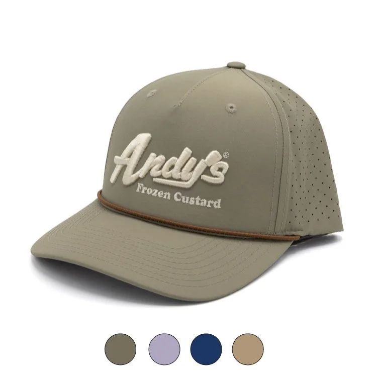 Andys Frozen Custard Richardson Performance Rope Hat
