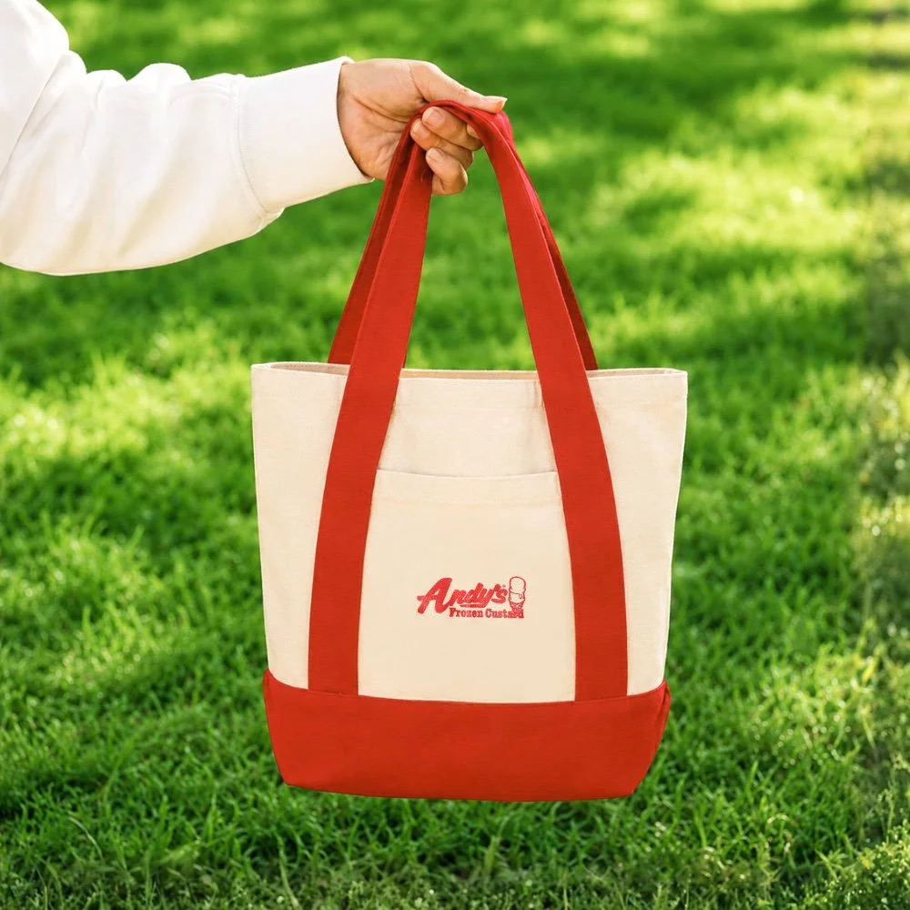 Andys Frozen Custard Mini Tote Lifestyle