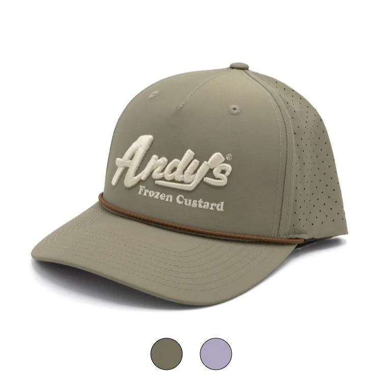 Andys Frozen Custard Richardson Performance Rope Hat