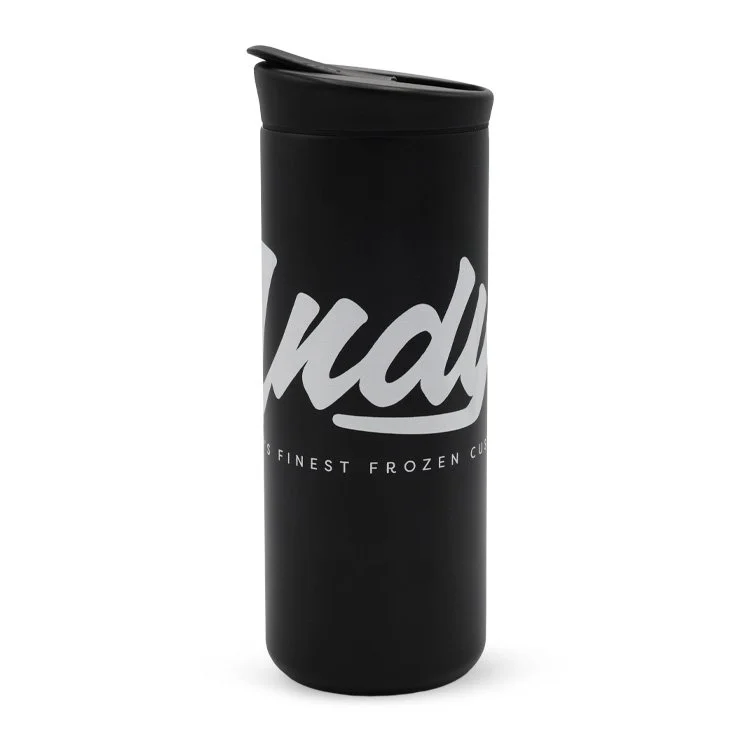 Andys Frozen Custard Travel Coffee Mug Tumbler black other side