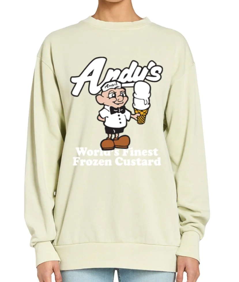 Andys Hugh Urban Crewneck Sweatshirt Light Green