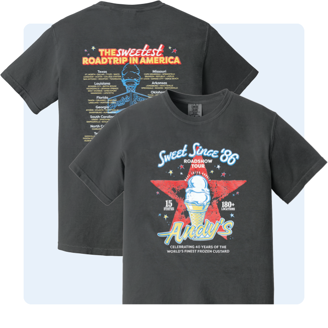 sweetest roadtrip in America tshirt