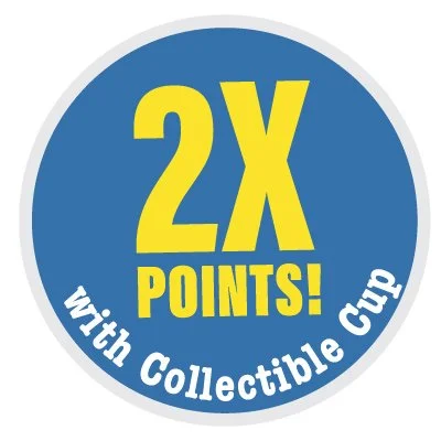 2x points with collectible cup