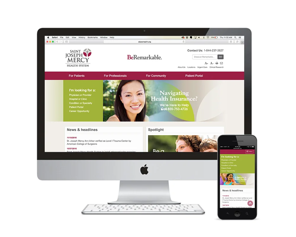 St. Joe's Website Re-design