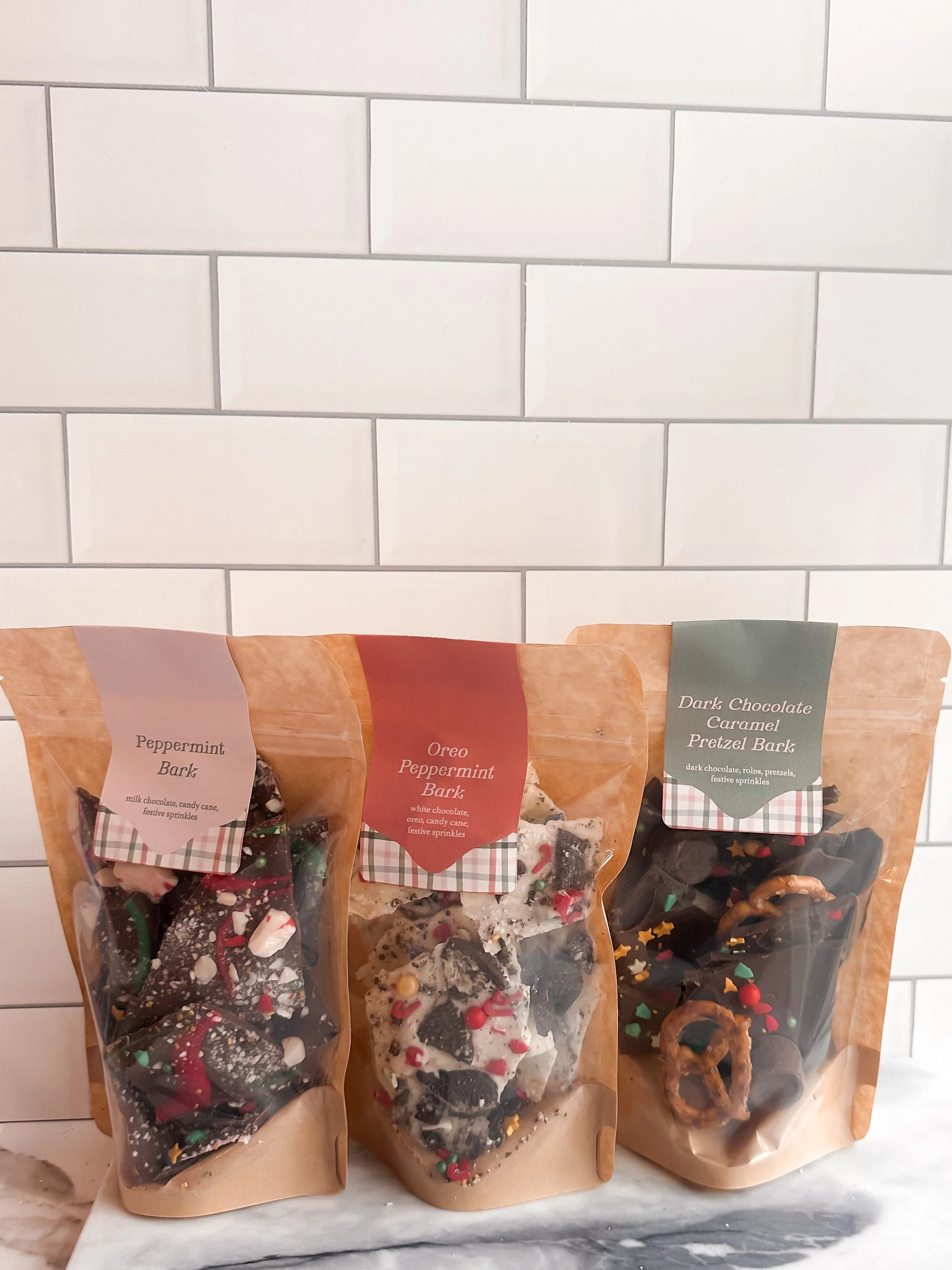 Dark Chocolate Caramel Pretzel Bark