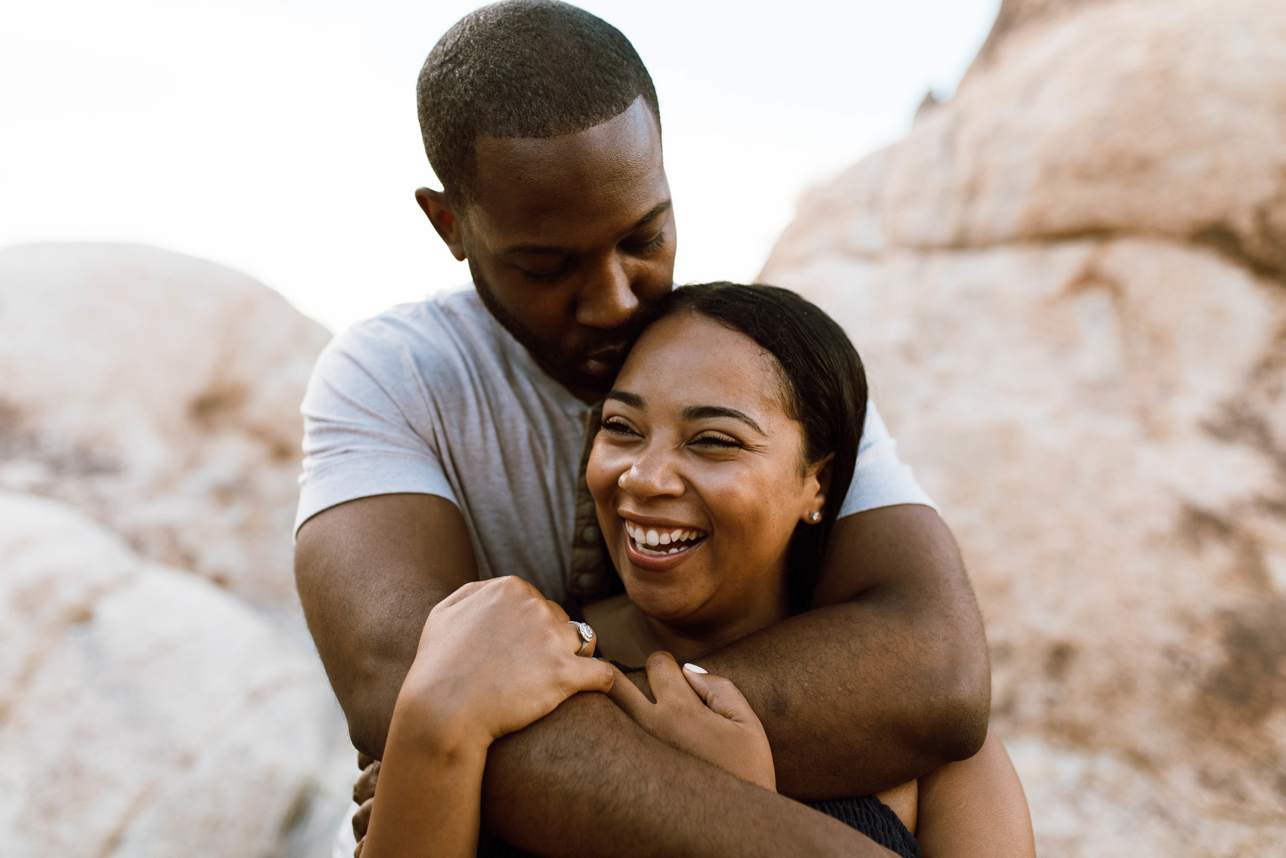 Joshua Tree Desert Couple Photography