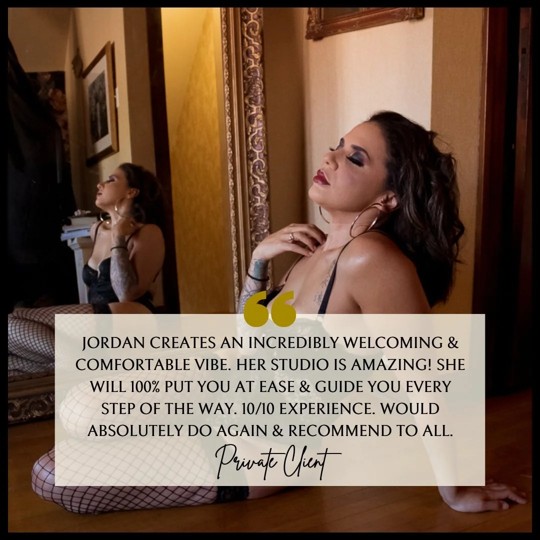 Welcoming private clients in discreet Indiana portrait studio. Five Stars.