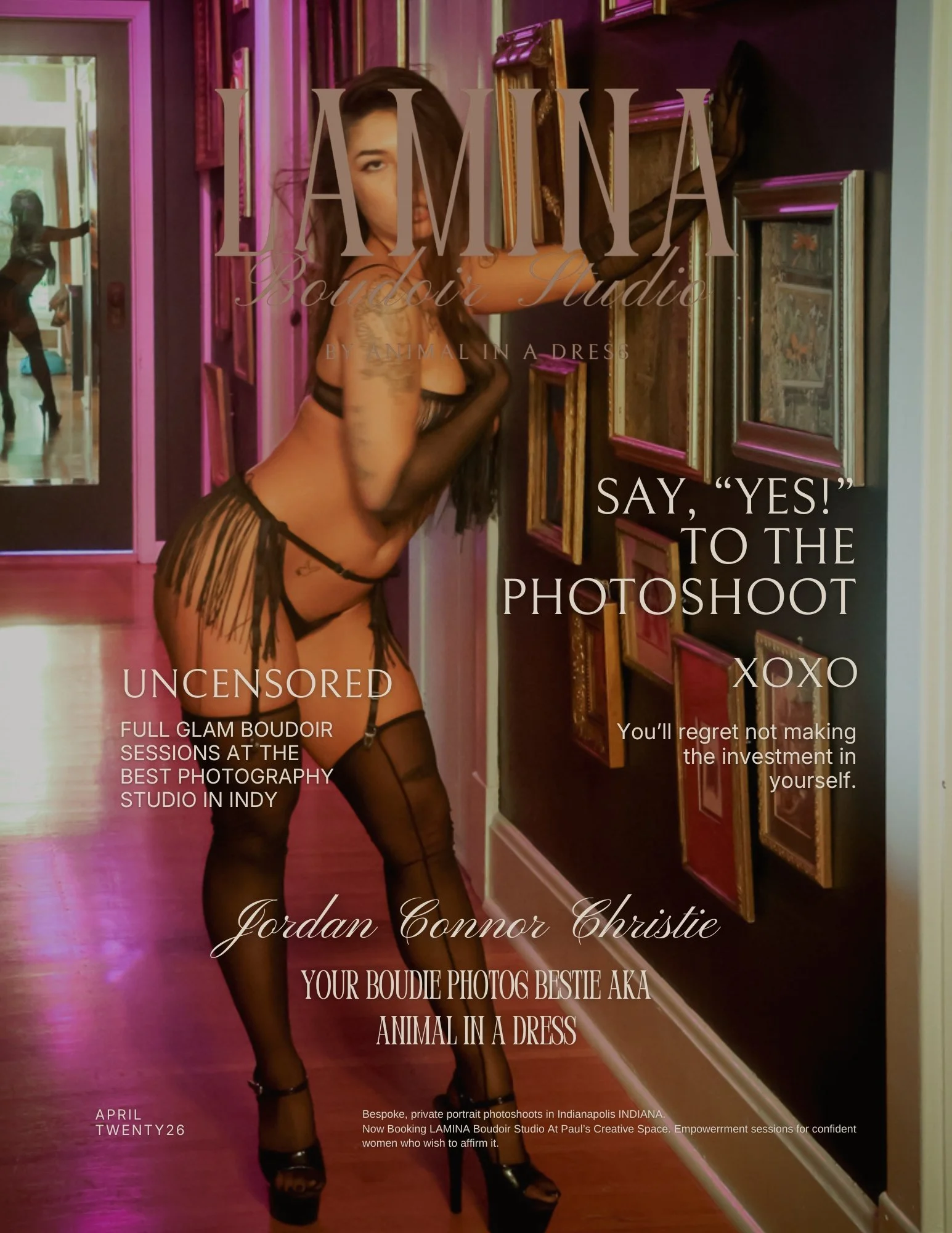 No Modeling Experience Required — You don’t need to know how to pose. Every movement, emotion, and breath is gently guided with care so you feel comfortable, alive and turned-on from start to finish at your photoshoot.