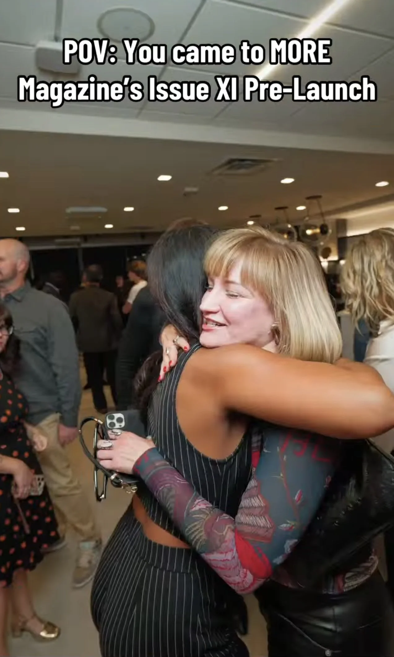 Point of View, You came to MORE Magazine Launch Party With Animal In A Dress