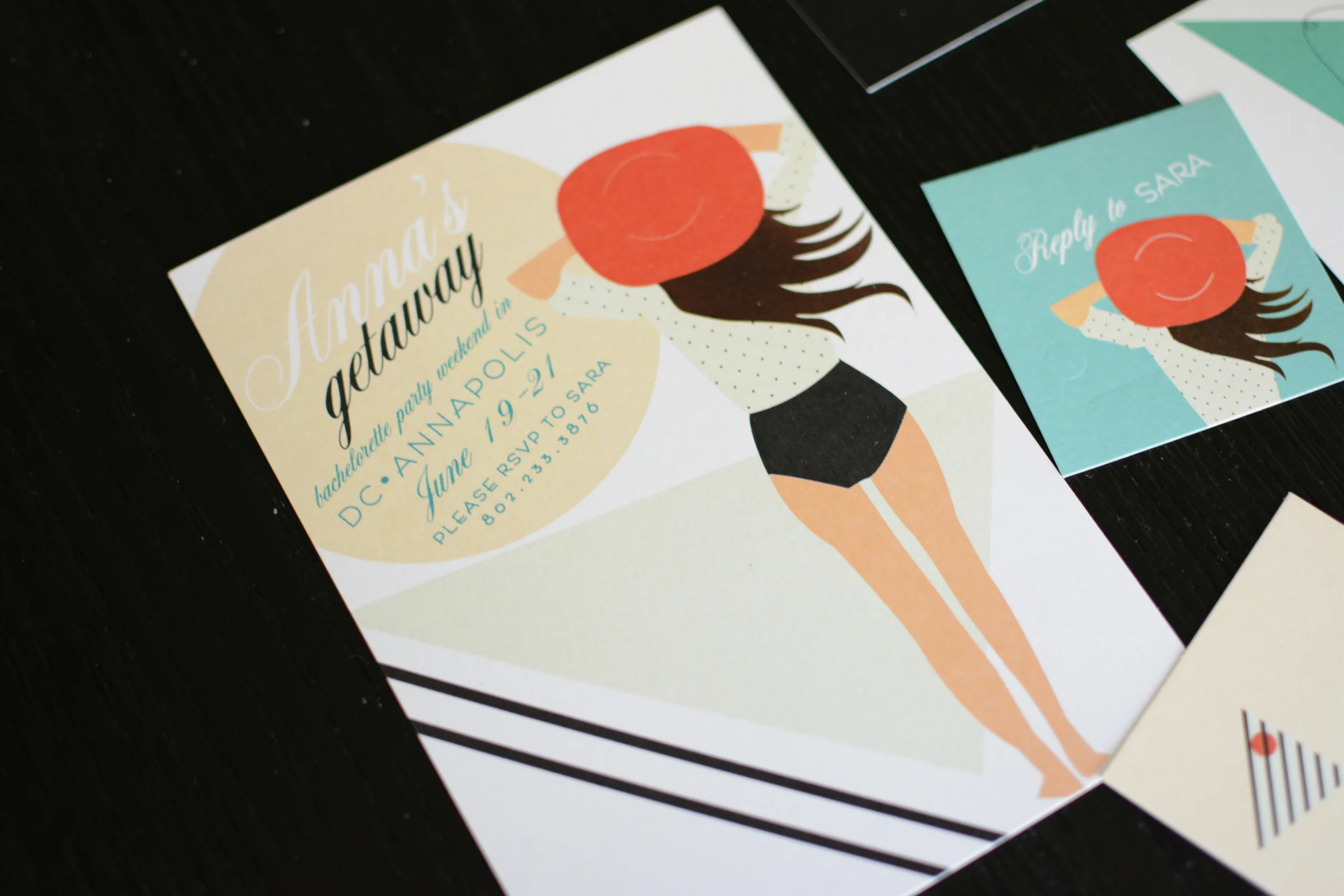 Classy Bachelorette Invitations 