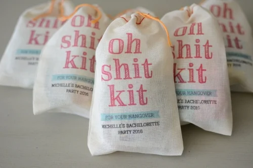 Holy Shit Bachelorette Gift Bags 
