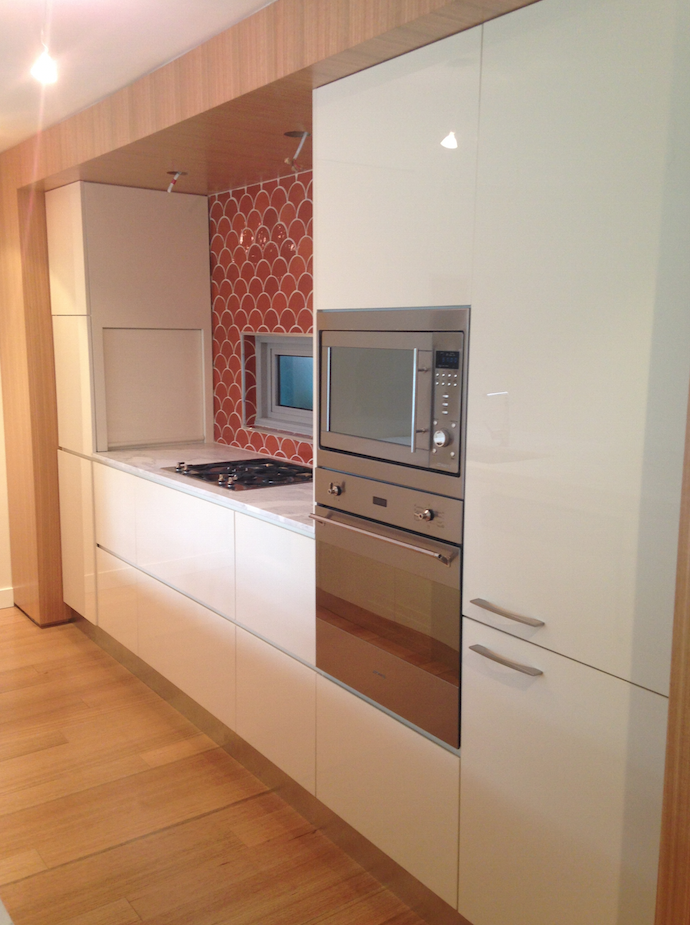 The new kitchen is almost complete and looking good