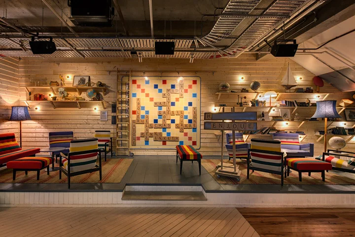 We love the playful interiors at Merivale's Coogee Pavilion and its vast dining options including a wood-fire pizza oven, cocktail bar, coffee cart, oyster bar, flower stall and of course, the elaborate kids area with a life-size wall-mounted scrabble board. Even in winter, what better way to spend a weekend than with a family game of scrabble! The best thing about it? The kids can play for hours while the adults relax with a Beachside Fizz and a side of fries. 