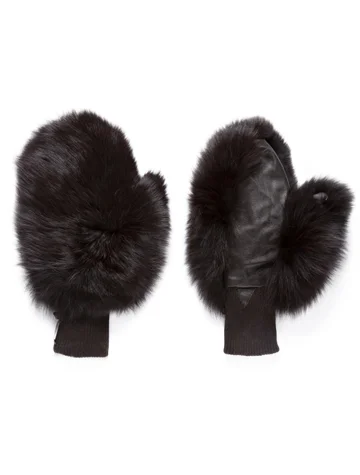Heading to cooler climates for the holidays, take these adorable furry mittens on your travels! Via Glamour Pussy NYC