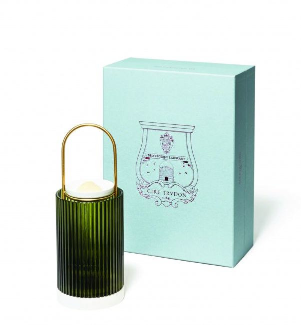 La Promeneuse – a new decorative object designed to diffuse the most emblematic fragrances of Cire Trudon, and Cyrnos – an aromatic citrus garden scent.