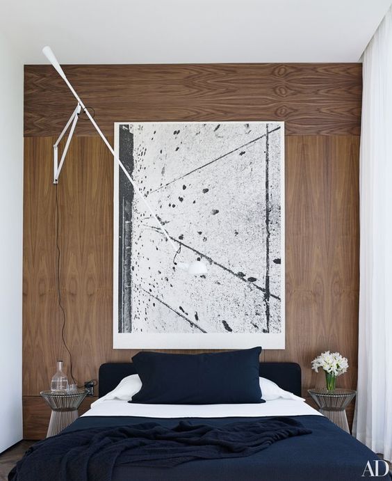 Go bold and apply veneer to an entire wall