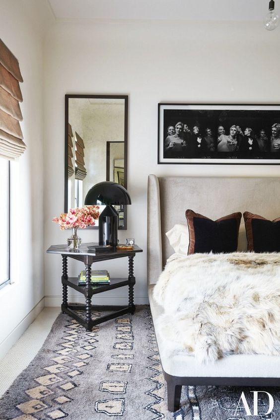 Velvet pairs perfectly with (faux) fur.